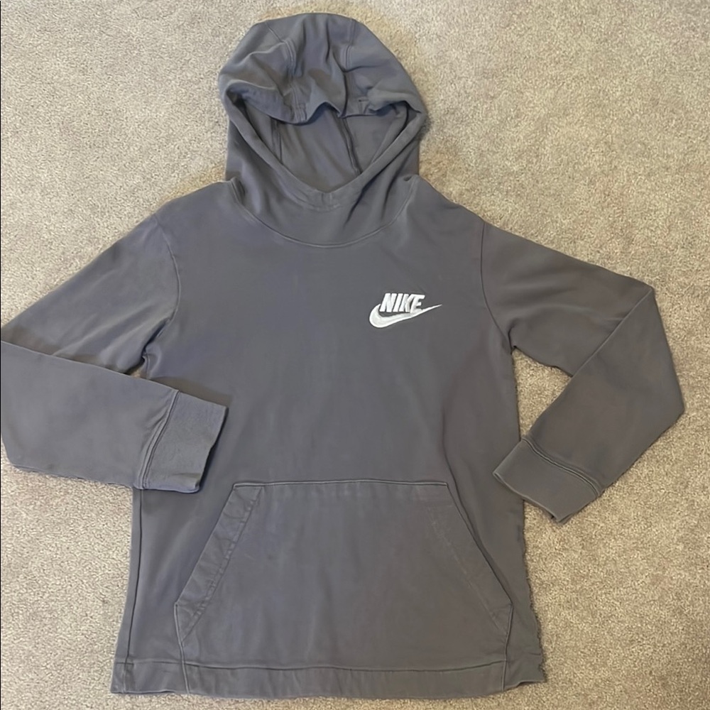 Nike Charcoal Hoodie with Logo